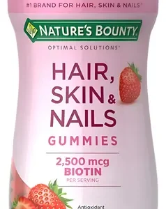 Nature Bounty - Hair Skin & Nails. Vitaminas para Pelo Piel y uñas 2500mcg 120 gomitas