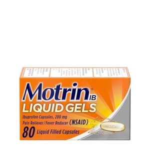 Motrin IB Ibuprofeno 200 mg Cápsulas Líquidas
