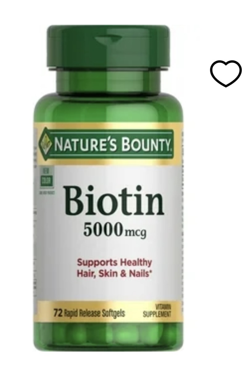 Nature Bounty Biotina 5.000 mcg 72 tabletas