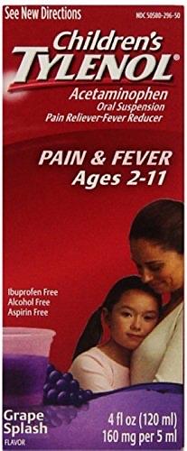Tylenol – Jarabe Infantil para Dolor y Fiebre Sabor Uva 120 mL