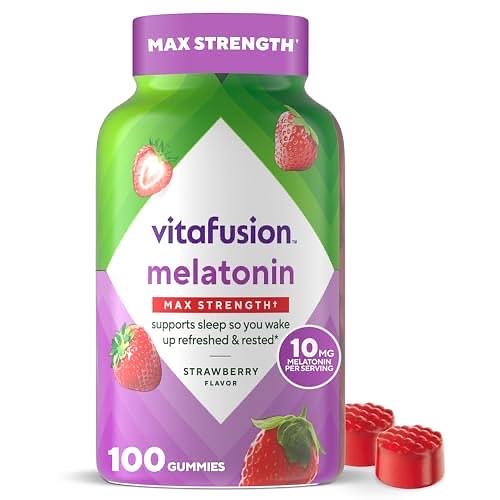Vitafusion – Gomitas de Melatonina Max Strength 10mg  (100 gomitas)