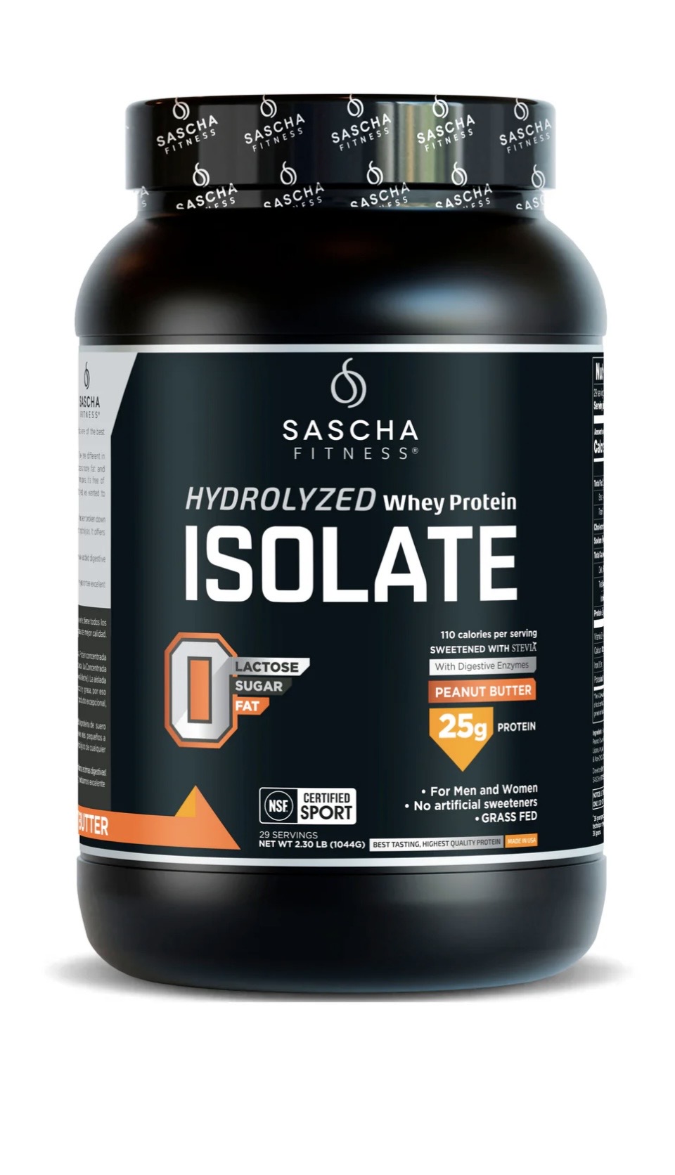 Sascha Fitness Proteína mantequilla de maní