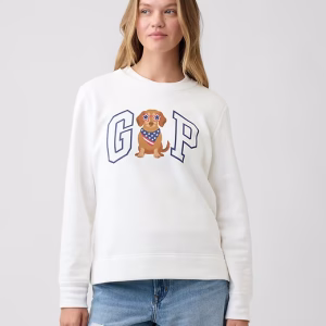 GAP – Polerón Blanco Daschund